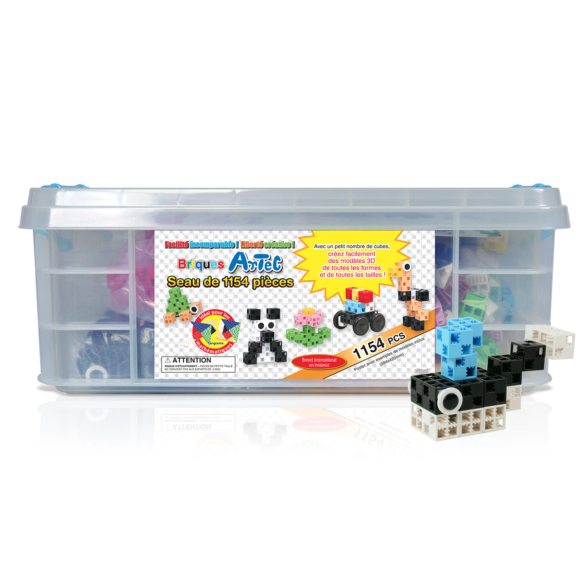 Seau de 1154 pièces